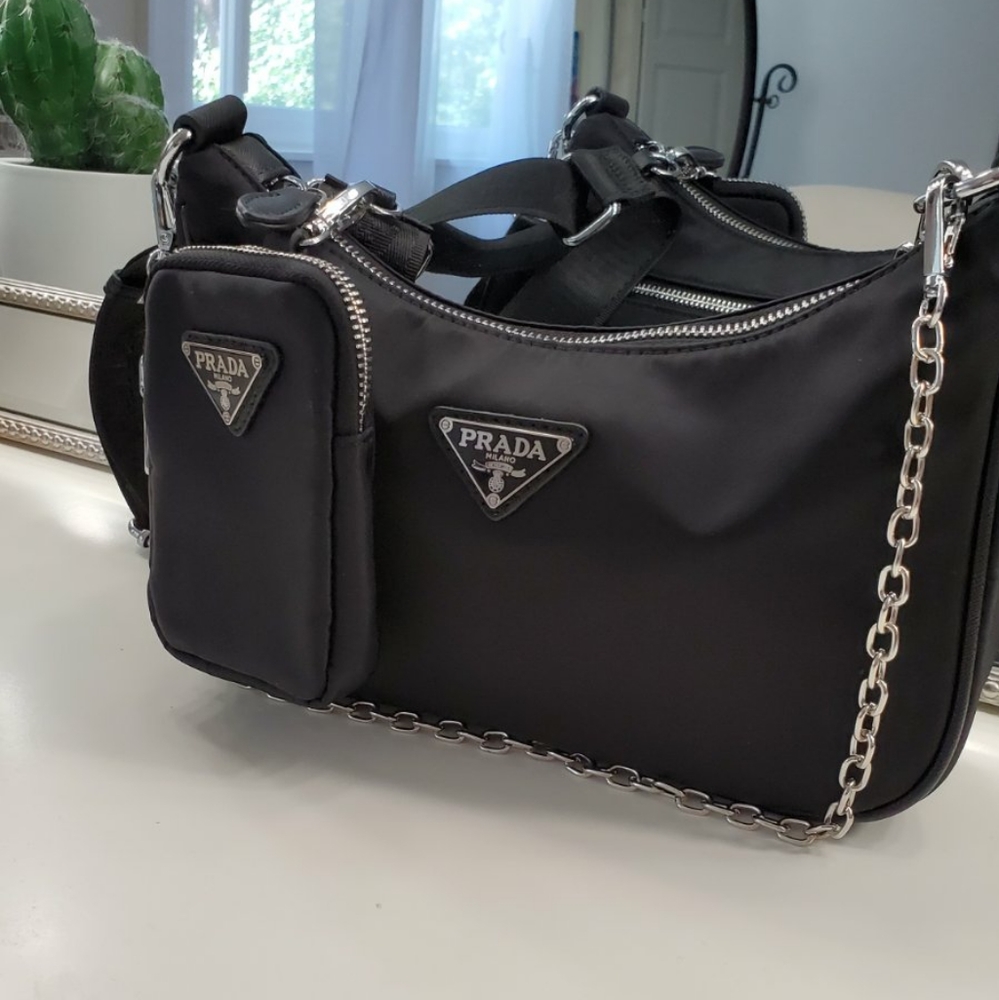 Prada cross body purse